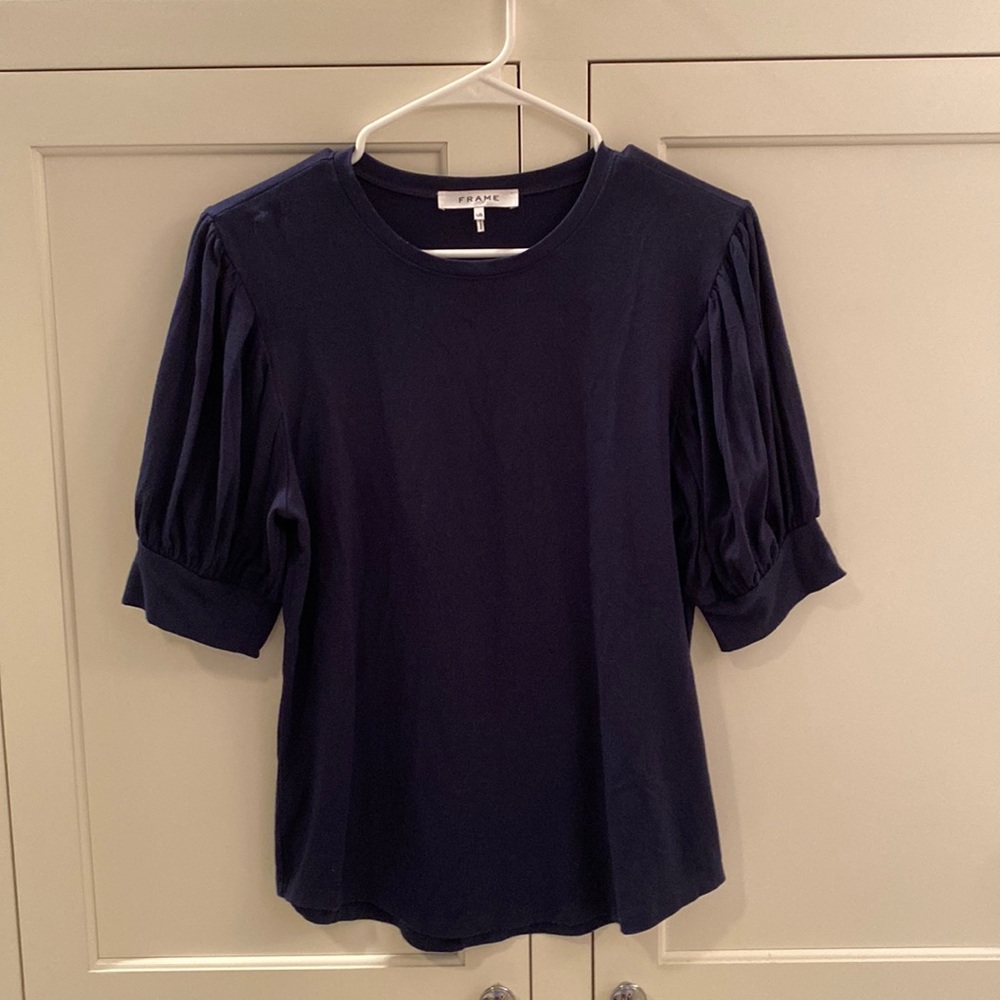 Navy blue Frame top